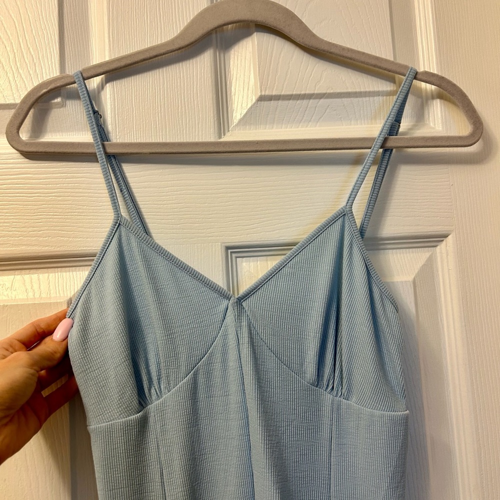 Forever 21 Blue Ribbed Dress BNWT - Picture 2 of 9
